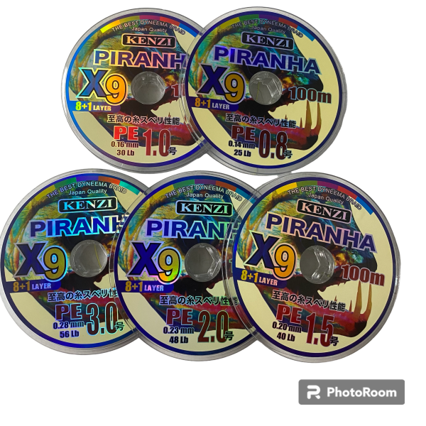 Senar Pancing PE Kenzi Piranha X9 PE Multi Color - Gambar 10