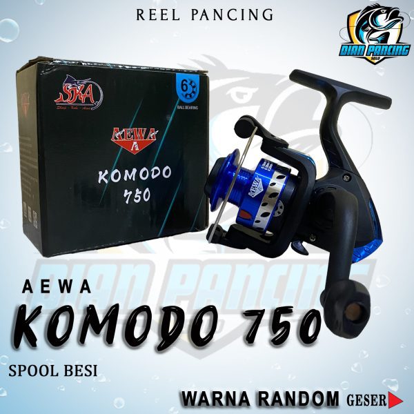 Reel Pancing Aewa 750 Murah Spool Besi Body Abs