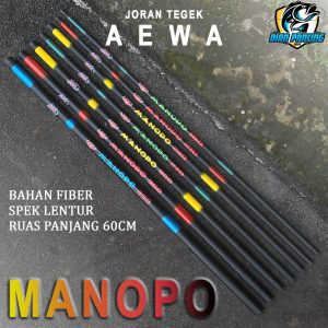 Joran Tegek Aewa Manopo Murah spek lentur bahan fiber