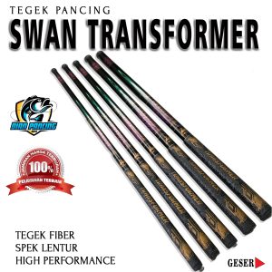 Joran Tegek Swan Transformer Bahan Fiber Spek Lentur