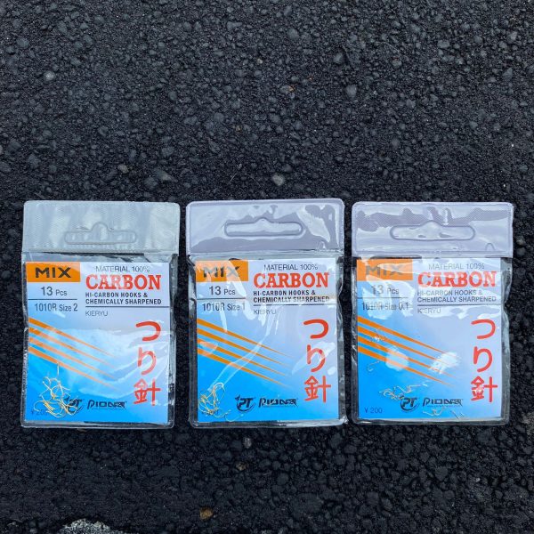 Mata kail Mix Carbon 1010R KEIRYU ada lubang senar - Gambar 3