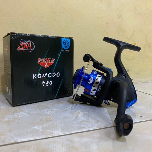 Reel Pancing Aewa 750 Murah Spool Besi Body Abs - Gambar 6