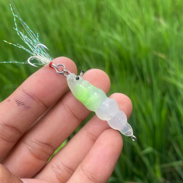 Umpan Casting Tsurikami Udang Rebon Swimbait bahan silikon - Gambar 3