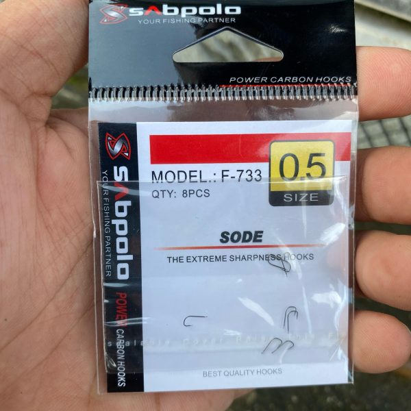 Kail Sabpolo Sode F-733 Pancing Non Lubang Untuk Ikan Micro - Gambar 8
