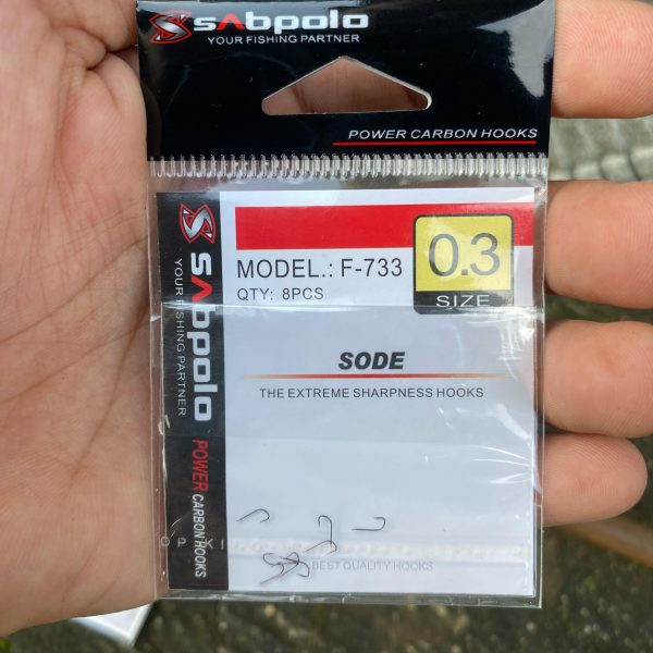 Kail Sabpolo Sode F-733 Pancing Non Lubang Untuk Ikan Micro - Gambar 7