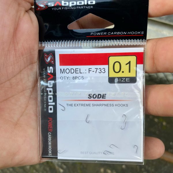Kail Sabpolo Sode F-733 Pancing Non Lubang Untuk Ikan Micro - Gambar 6