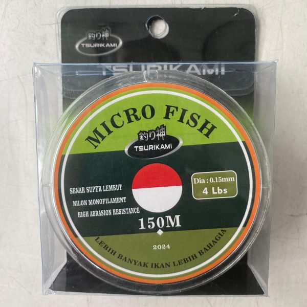 Senar Tsurikami Micro Fish Nylon Monofilament spesial ikan micro kuat - Gambar 6