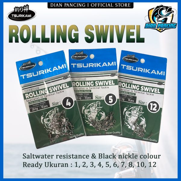 Rolling Swivel SW Tsurikami Specialist in Terminal Tackle