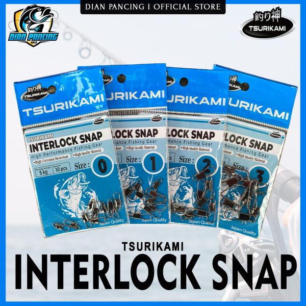 Tsurikami Interlock Snap Pancing High Performance Fishing Gear