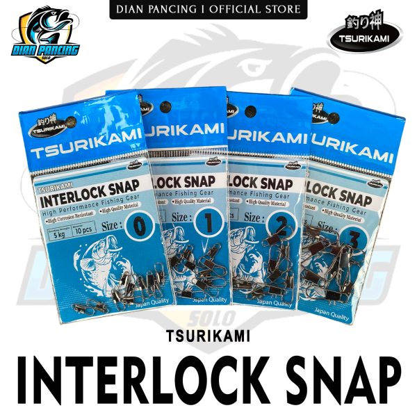 Tsurikami Interlock Snap Pancing High Performance Fishing Gear - Gambar 2