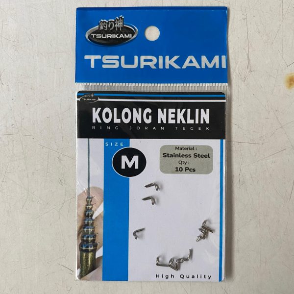 Ring Kolong Neklin Tsurikami Ring Joran Tegek Stainless Steel High Quality - Gambar 5