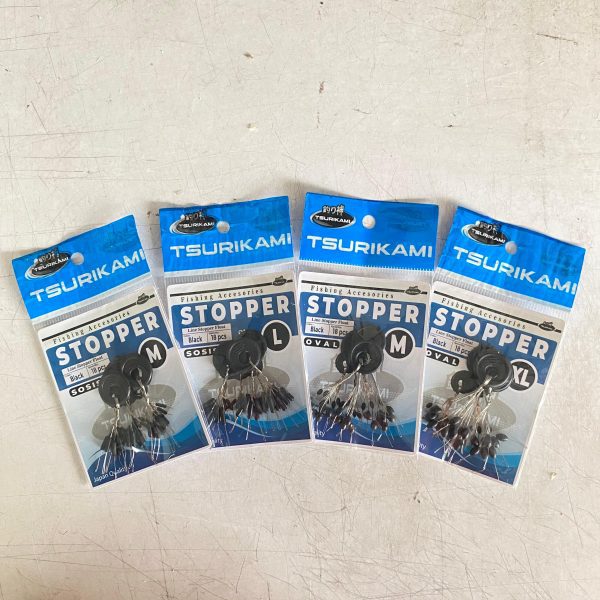 Stopper Pancing Tsurikami Oval dan Sosis warna hitam berbagai ukuran - Gambar 8
