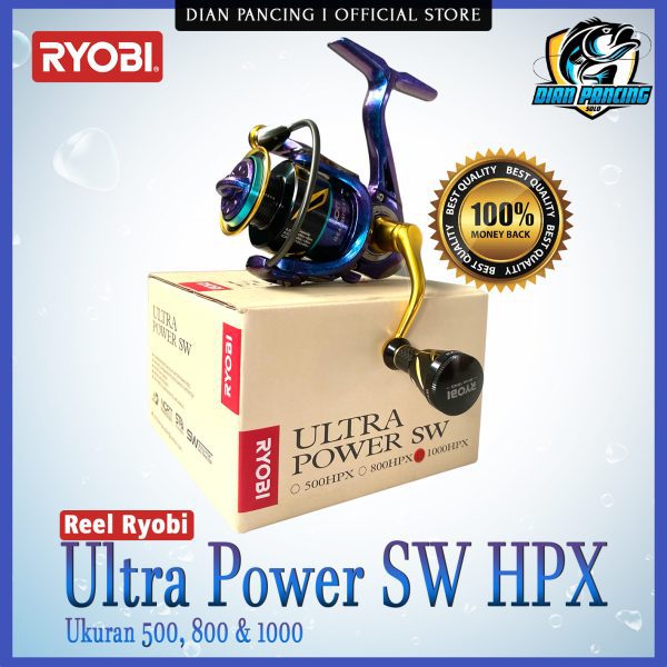 Reel Pancing Ryobi Ultra Power SW 500 800 1000 HPX Ryobi Ultra Power SW