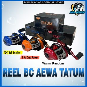 Reel BC Aewa Tatum One Way Anti Reverse 12+1 Ball Bearing