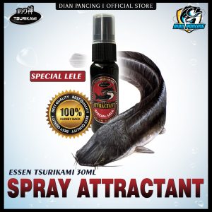 Essen Tsurikami Spray Lele Attractant 30ml amis tajam semua media umpan ikan lele