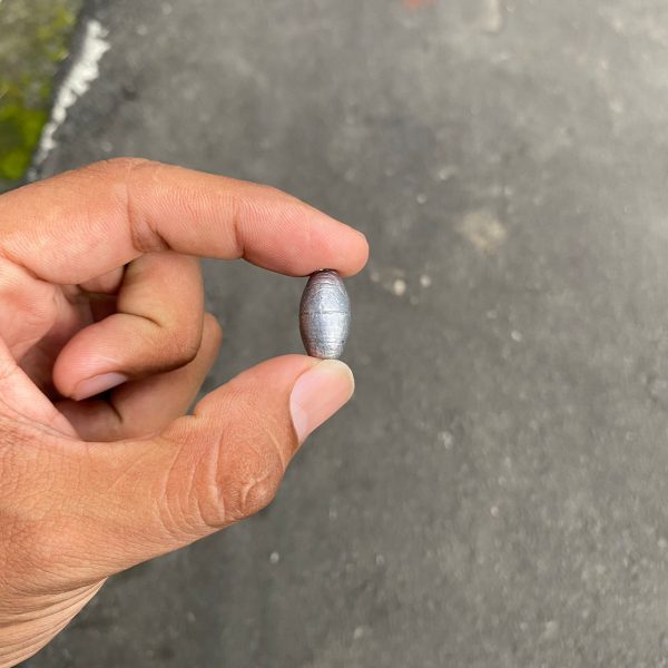Timah Pancing Melinjo A 10 harga satuan berat 10gram untuk pemberat alat pancing - Gambar 5