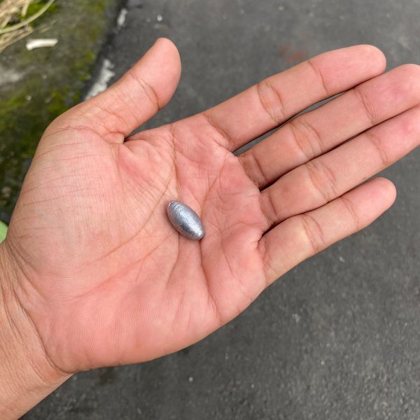 Timah Pancing Melinjo A 10 harga satuan berat 10gram untuk pemberat alat pancing - Gambar 4