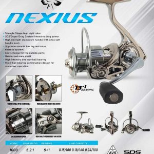 Reel Pancing Ply Fish Nexius 1000 - 2000 - 3000