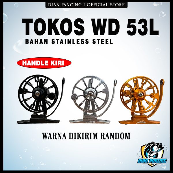 Tokos Logam WD 53 L stainless steel handle kiri
