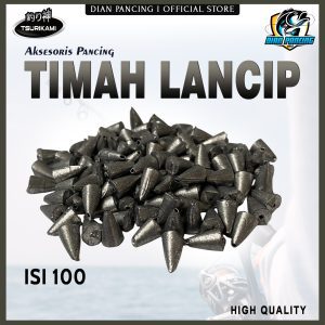Timah Pancing isi 100 Lancip Murah Harga Satuan untuk pemberat pancingan