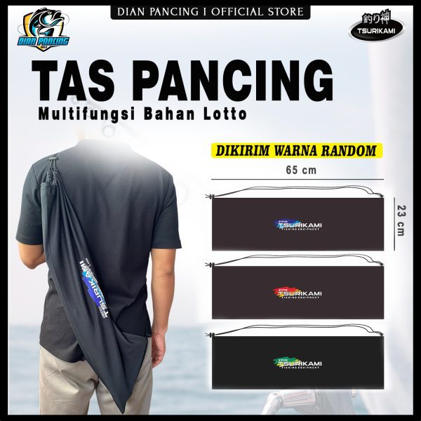 TAS PANCING TSURIKAMI JORAN MULTIFUNGSI SLEMPANG BAHAN LOTTO