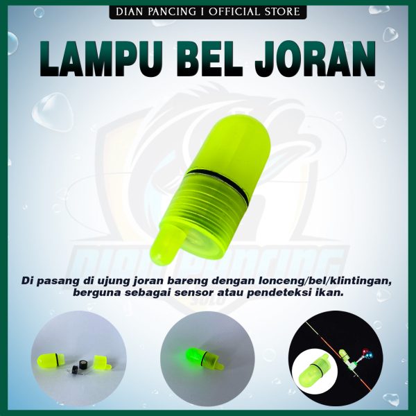 Lampu LED Bell Pendeteksi Ikan untuk Kail Pancing