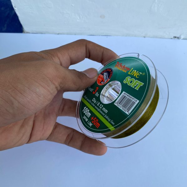 SENAR PANCING WATER LINE SOFT GOLDEN FISH 100+50M  WARNA HIJAU LUMUT - Gambar 10