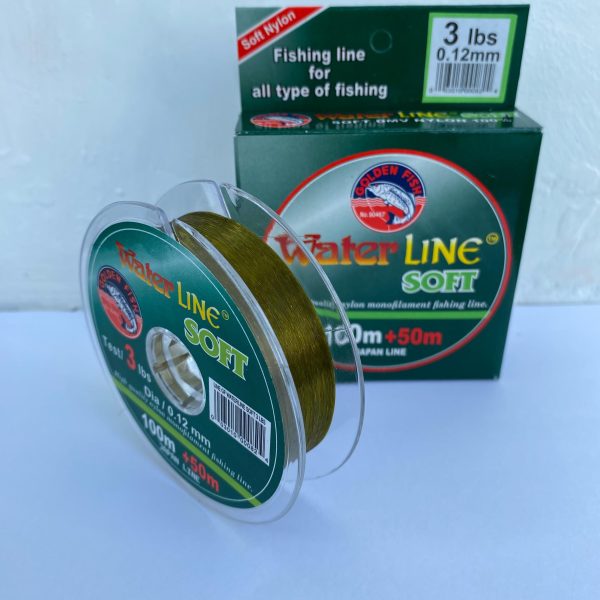 SENAR PANCING WATER LINE SOFT GOLDEN FISH 100+50M  WARNA HIJAU LUMUT - Gambar 5