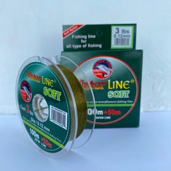 SENAR PANCING WATER LINE SOFT GOLDEN FISH 100+50M  WARNA HIJAU LUMUT - Gambar 6