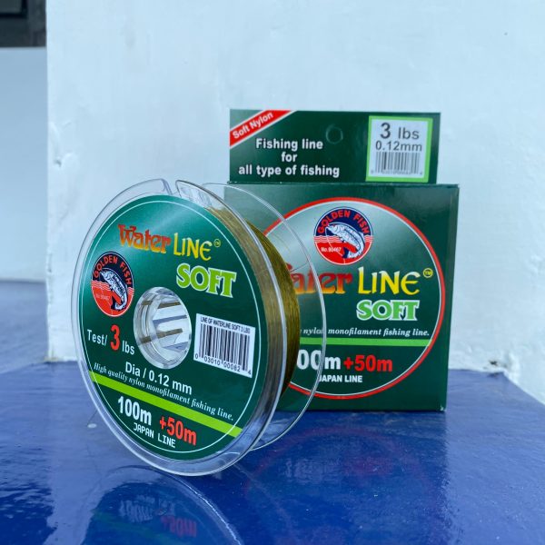 SENAR PANCING WATER LINE SOFT GOLDEN FISH 100+50M  WARNA HIJAU LUMUT - Gambar 4