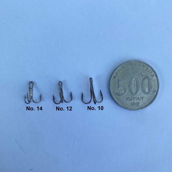 Kail Treble Hook Harga Satuan Tersedia Beberapa Ukuran Tajam dan Kuat - Gambar 5