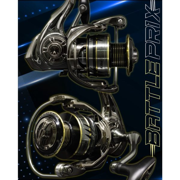 REEL DAIDO BATTLE PRIX 7 BEARING ALUMUNIUM SPOOL 1000 SAMPAI 6000 - Gambar 3