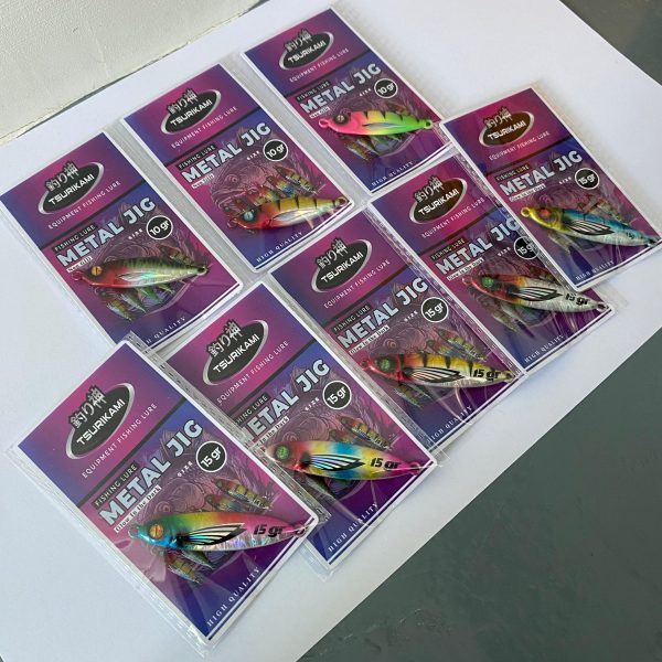 Umpan Metal Jig Tsurikami berat 10 gram dan 15 gram untuk mancing casting Jigging - Gambar 3
