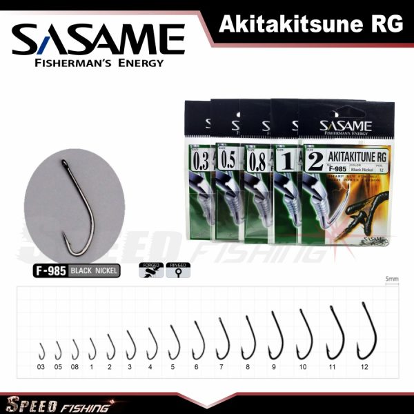 Mata kail pancing SASAME AKITAKITSUNE RG (F-985) - Gambar 3