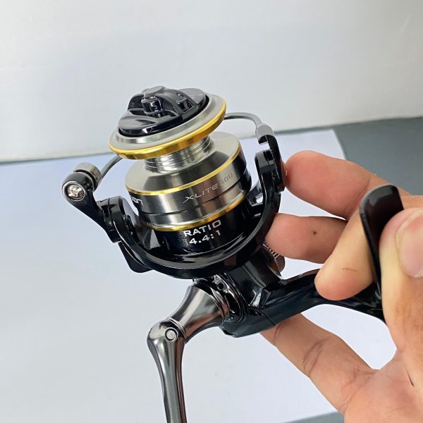 Reel Mini Swan Xlite 800 Power Handle / Super Light Material / Anti Reverse System - Gambar 9