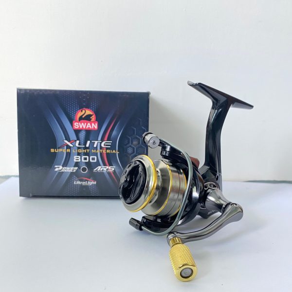 Reel Mini Swan Xlite 800 Power Handle / Super Light Material / Anti Reverse System - Gambar 4