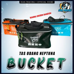 TAS UDANG HIDUP NEPTUNA BUCKET UNTUK MEMANCING TERSEDIA UKURAN 30CM, 35CM DAN 40CM