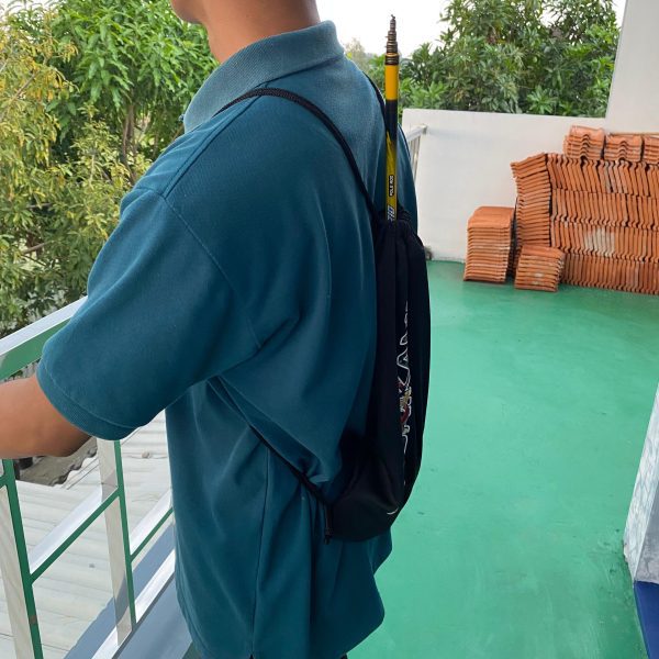 Tas Ransel Serut Tsurikami Bahan Tebal untuk Perlengkapan Memancing - Joran, Pancing - Gambar 6