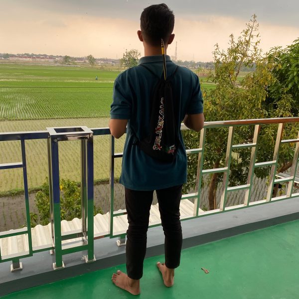 Tas Ransel Serut Tsurikami Bahan Tebal untuk Perlengkapan Memancing - Joran, Pancing - Gambar 9