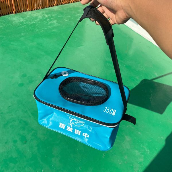 TAS UDANG HIDUP NEPTUNA BUCKET UNTUK MEMANCING TERSEDIA UKURAN 30CM, 35CM DAN 40CM - Gambar 8