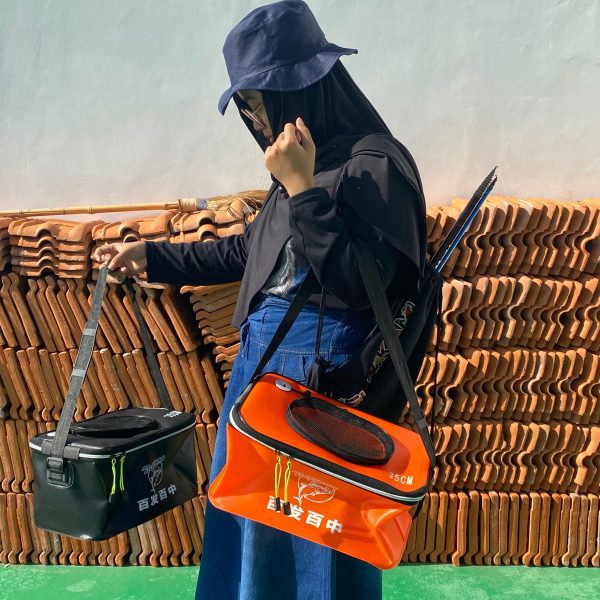 TAS UDANG HIDUP NEPTUNA BUCKET UNTUK MEMANCING TERSEDIA UKURAN 30CM, 35CM DAN 40CM - Gambar 2