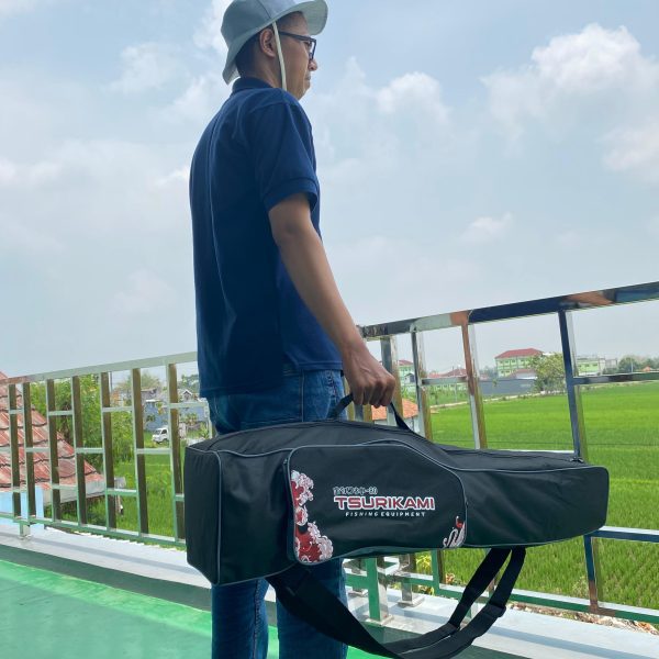 Tas Ransel Jumbo Tusrikami untuk perlengkapan memancing lebih mudah dan nyaman kapasitas besar - Gambar 5