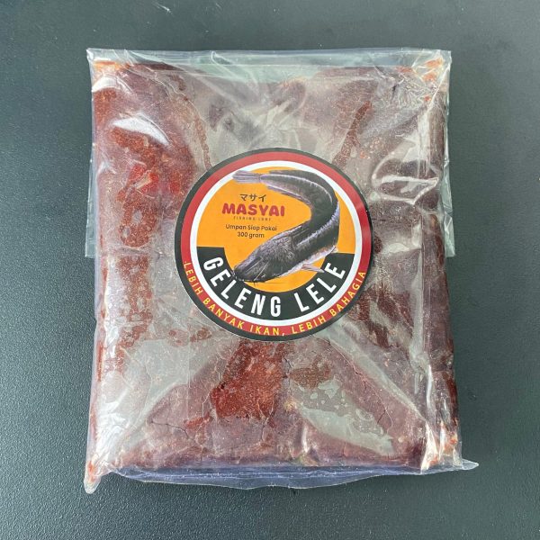 Umpan Geleng Lele Galatama SIap Pakai Berbahan Daging Ayam Olahan Aroma Amis 300 gram - Gambar 3