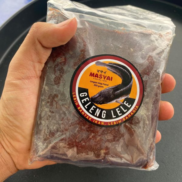 Umpan Geleng Lele Galatama SIap Pakai Berbahan Daging Ayam Olahan Aroma Amis 300 gram - Gambar 4