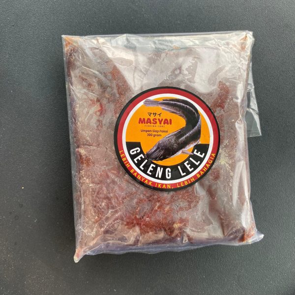 Umpan Geleng Lele Galatama SIap Pakai Berbahan Daging Ayam Olahan Aroma Amis 300 gram - Gambar 6