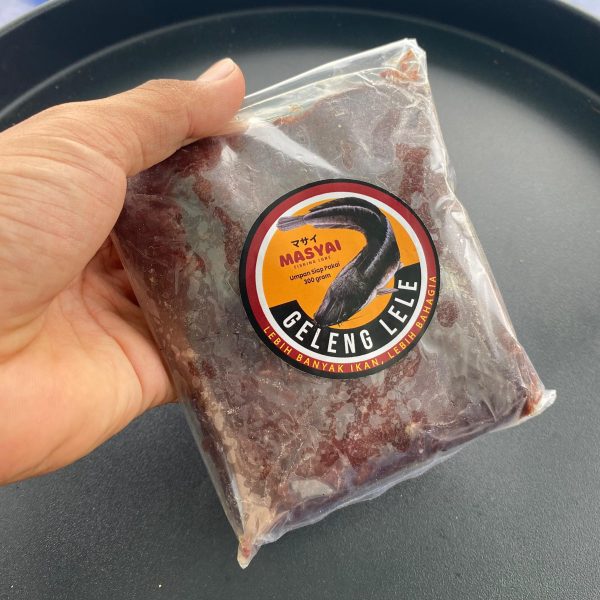 Umpan Geleng Lele Galatama SIap Pakai Berbahan Daging Ayam Olahan Aroma Amis 300 gram - Gambar 7
