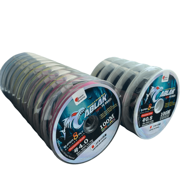 Benang PE X8 CABLAK 100m Multi Colour & Black Colour Super Smoth Conection - Gambar 8