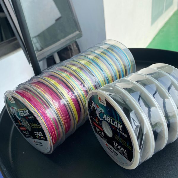Benang PE X8 CABLAK 100m Multi Colour & Black Colour Super Smoth Conection - Gambar 11
