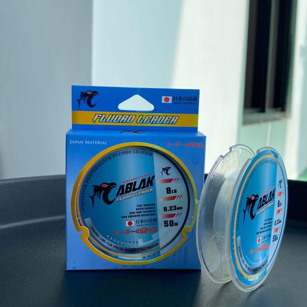 Senar Leder Cablak Fluoro Leader Panjang 50m Murah Fast Sinking Super Durable High Knot Strength High Abbrasion Resistance - Gambar 7