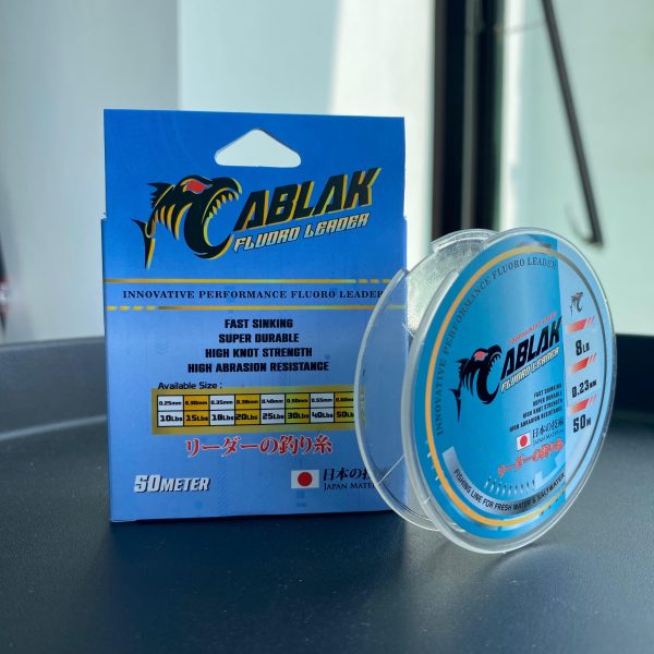 Senar Leder Cablak Fluoro Leader Panjang 50m Murah Fast Sinking Super Durable High Knot Strength High Abbrasion Resistance - Gambar 5